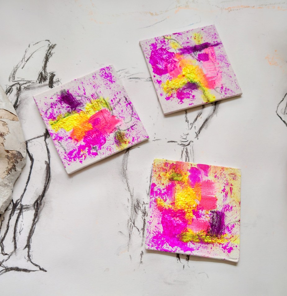 Starting Nano Neon Abstract&nbsp;Paintings